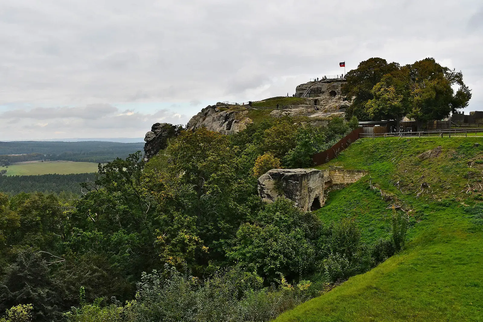 Ruine der Felsenburg Regenstein bei Blankenburg