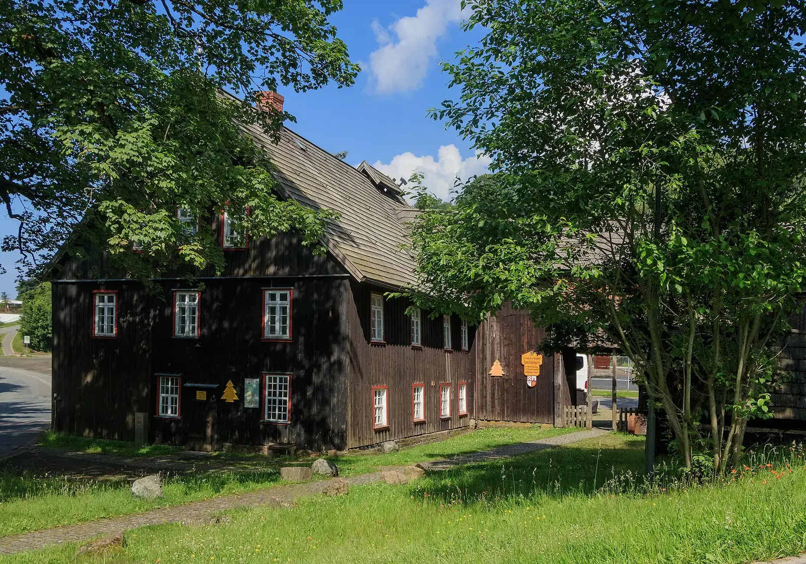 Betriebsgebäude der Grube Samson in Sankt Andreasberg