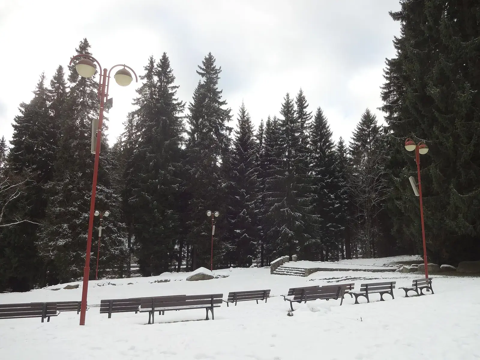 Kurpark von Schierke im Dezember 2017