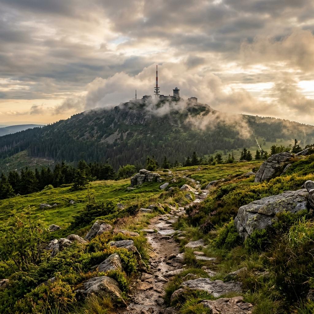 Der Brocken – höchster Gipfel des Harzes