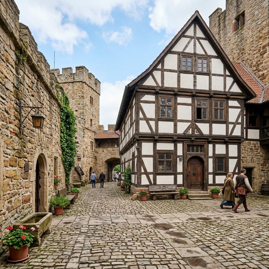 Burg Falkenstein im Selketal - Mittelalter, Museum und Aussicht – Bild 2