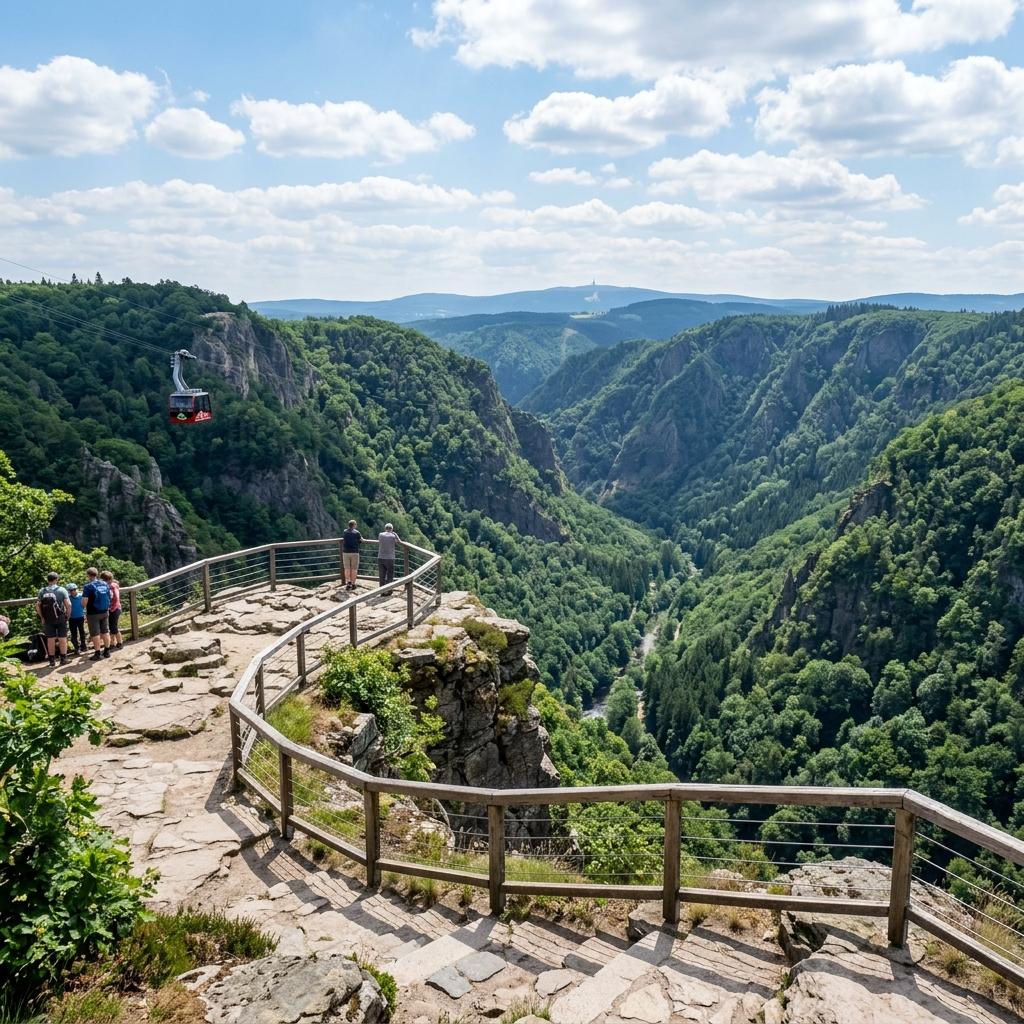 Hexentanzplatz Thale – Aussicht, Seilbahn und Bodetal